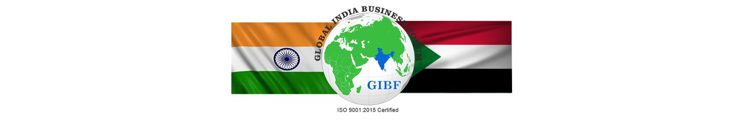 India  Sudan Business and Cultural Council and GIBF logo 